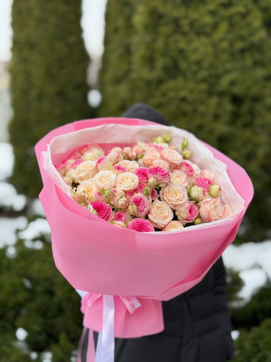 39 троянд сорт Бомбастік та Джелато