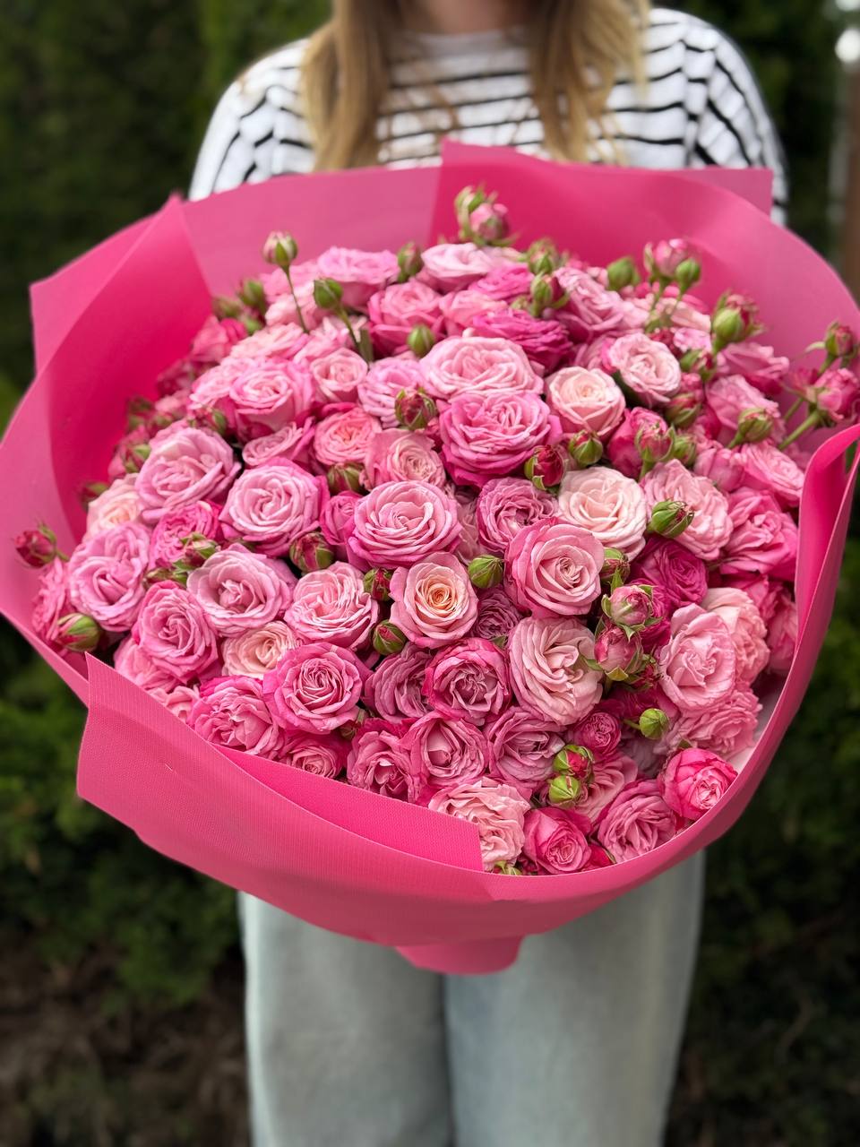 101 Peony-Shaped Roses of the Lady Bombastic Variety