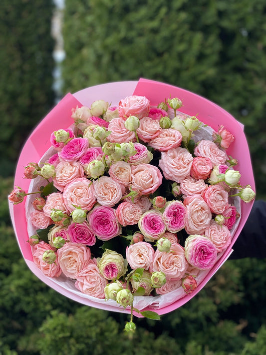 39 троянд сорт Бомбастік та Джелато