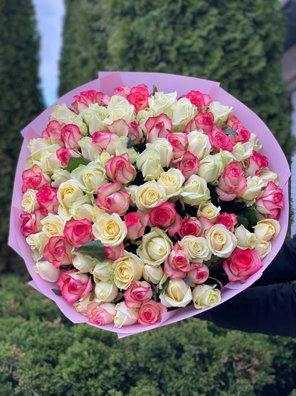 101 Roses Variety Jumilia and Avalanche