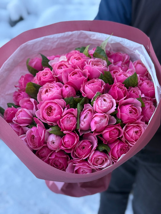 51 peony-shaped roses of the Light variety