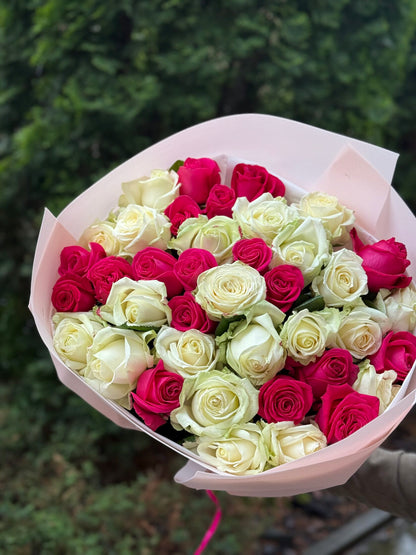 39 Roses Varieties Avalanche and Cherry