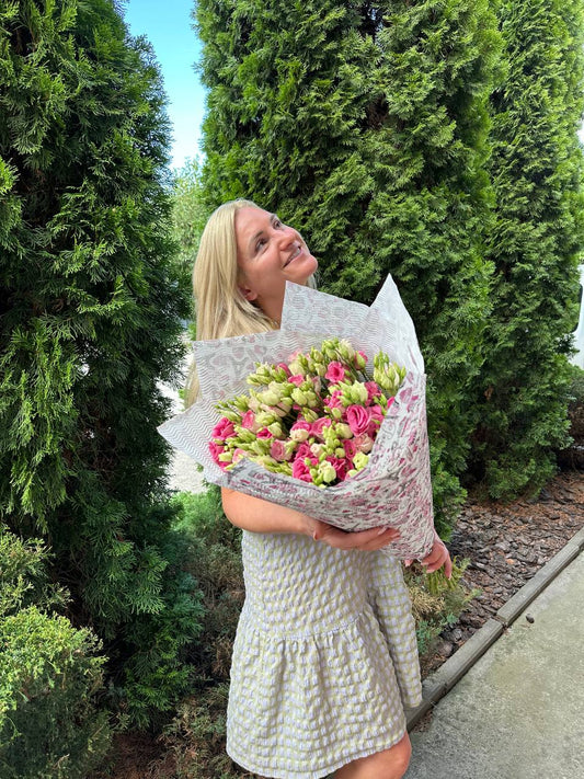 Eustoma 19 stems (70 cm)