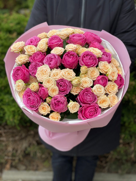 39 Peony Roses Varieties Tanja and Lavender Lace
