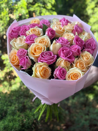 39 Roses Varieties Aqua and Peach