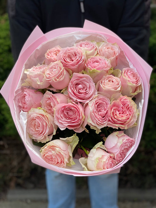 19 Roses Variety Country Spirit Pink Peony Roses