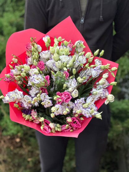 Eustoma 29 stems (70 cm)