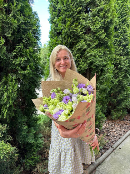 Eustoma 19 stems (70 cm)
