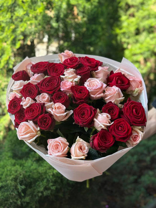 39 Roses Varieties Grand Prix and Kimberly