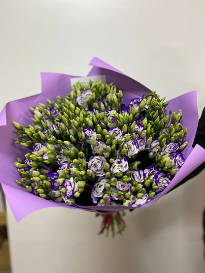 Eustoma 19 stems (70 cm) purple