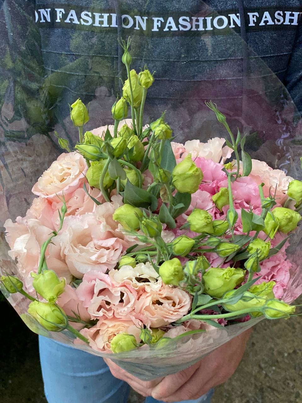 Eustoma 19 stems (70 cm) pink