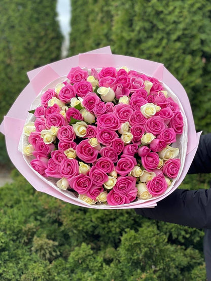 101 Roses Variety Beluga and Aqua